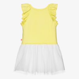 Billieblush-Girls Yellow Candy Tulle Dress | Childrensalon Outlet