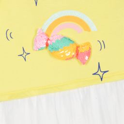 Billieblush-Girls Yellow Candy Tulle Dress | Childrensalon Outlet