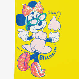 بيلي بلاش-فستان بطبعة ديزني قطن لون أصفر للبنات | Childrensalon Outlet