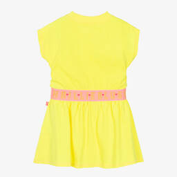 Billieblush-Желтое хлопковое платье с попугаями | Childrensalon Outlet