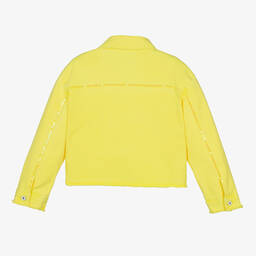 Billieblush-Желтая куртка из саржи с пайетками | Childrensalon Outlet