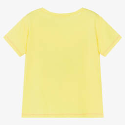 Billieblush-Girls Yellow Sequinned Butterfly T-Shirt | Childrensalon Outlet