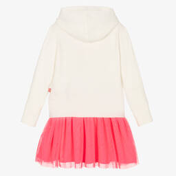 Billieblush-Ivory & Neon Pink Tulle Dress | Childrensalon Outlet