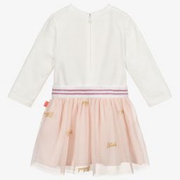 Billieblush-Ivory & Pink Tulle Dress | Childrensalon Outlet