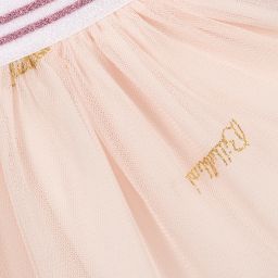 Billieblush-Ivory & Pink Tulle Dress | Childrensalon Outlet