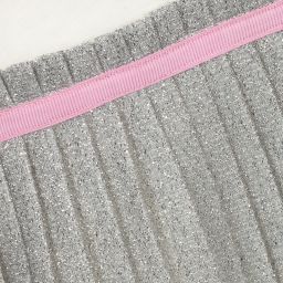 Billieblush-Ivory & Silver Pleated Dress | Childrensalon Outlet