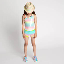 Billieblush-Multicolour Rainbow Shorts | Childrensalon Outlet