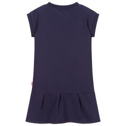 Billieblush-Navy Blue Cotton Jersey Dress | Childrensalon Outlet
