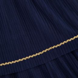 Billieblush-Navy Blue Tulle Dress | Childrensalon Outlet