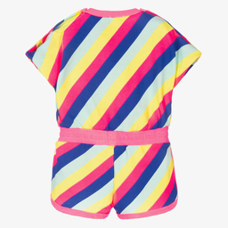 Billieblush-Neon Pink & Blue Playsuit | Childrensalon Outlet