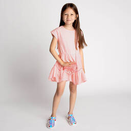 Billieblush-Розовое платье с английской гладью | Childrensalon Outlet