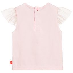 Billieblush-Pink Cotton Ice Cream T-Shirt | Childrensalon Outlet