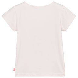 Billieblush-Pink Cotton Star T-Shirt | Childrensalon Outlet