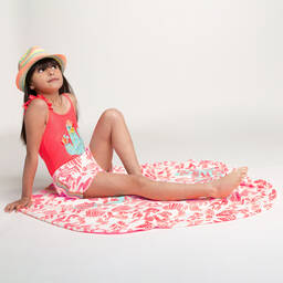 Billieblush-Pink Cotton Towelling Shorts | Childrensalon Outlet