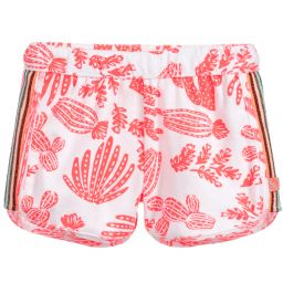 Billieblush-Pink Cotton Towelling Shorts | Childrensalon Outlet
