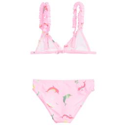 Billieblush-Pink Dolphins Bikini | Childrensalon Outlet