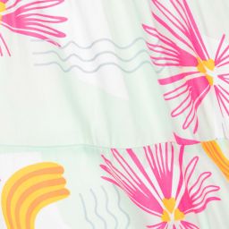 Billieblush-Pink & Green Viscose Dress | Childrensalon Outlet