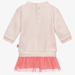 Billieblush-Pink Jersey & Tulle Dress | Childrensalon Outlet