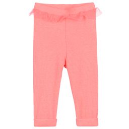 Billieblush-Розовые легинсы с оборками из тюля | Childrensalon Outlet