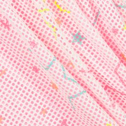 Billieblush-Pink & White Mesh Dress | Childrensalon Outlet