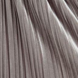 Billieblush-Silver Pleated Velour Skirt | Childrensalon Outlet