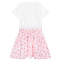 Billieblush-White & Pink Sunglasses Dress | Childrensalon Outlet