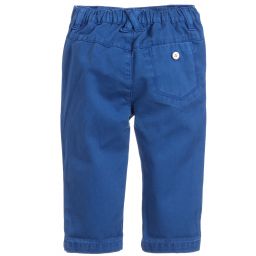 بيلي باندت-بنطلون أطفال ولادي قطن لون أزرق | Childrensalon Outlet