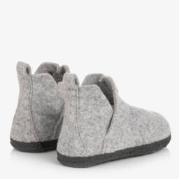 بيركنستوك-سليبرز جوخ صوف لون رمادي | Childrensalon Outlet