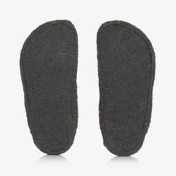 بيركنستوك-سليبرز جوخ صوف لون رمادي | Childrensalon Outlet