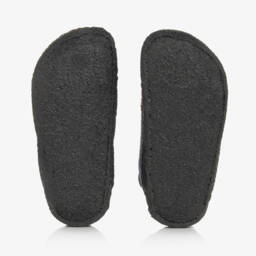 بيركنستوك-سليبرز جوخ صوف لون أزرق داكن | Childrensalon Outlet