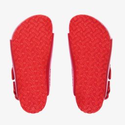 Birkenstock-Red Rubber Sandals | Childrensalon Outlet