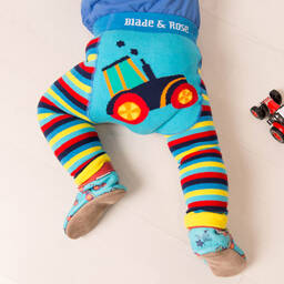 Blade & Rose-Разноцветные легинсы с трактором | Childrensalon Outlet