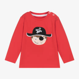 Blade & Rose-Boys Pirate Cotton Red Top | Childrensalon Outlet
