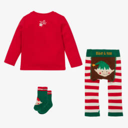 Blade & Rose-Красный хлопковый комплект с легинсами | Childrensalon Outlet