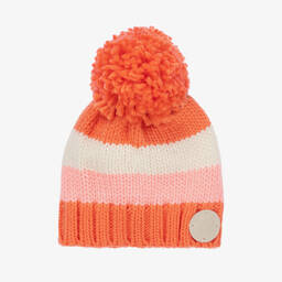 Blade & Rose-Orange Striped Bobble Hat | Childrensalon Outlet