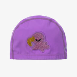 Bling2o-Girls Shimmering Flamingo Swim Hat | Childrensalon Outlet