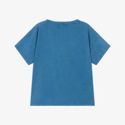Bobo Choses-Boys Blue Organic Egg Tee | Childrensalon Outlet