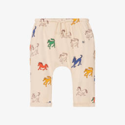 Bobo Choses-Boys Ivory Horse Pattern Joggers | Childrensalon Outlet
