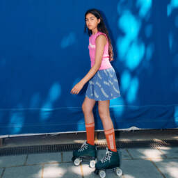 Bobo Choses-Юбка из органического хлопка синяя для девочек | Childrensalon Outlet