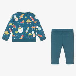 Boboli-Синий спортивный костюм из хлопка | Childrensalon Outlet