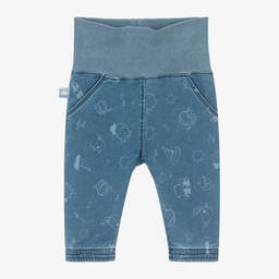 Bobux-طقم بنطلون قطن ودنيم لون أزرق للمواليد | Childrensalon Outlet