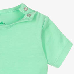 Bobux-طقم دانغريز قطن لون أزرق وأخضر للمواليد | Childrensalon Outlet