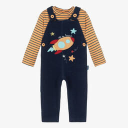 Boboli-Топ и синий полукомбинезон с ракетой | Childrensalon Outlet