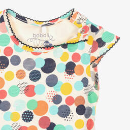 Boboli-Топ с геометрическим принтом и голубые шорты из хлопка | Childrensalon Outlet