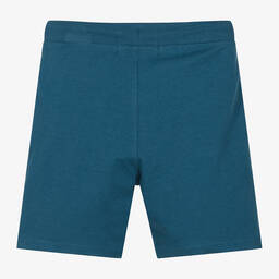 Boboli-Boys Blue Cotton Drawstring Shorts | Childrensalon Outlet
