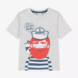 Boboli-Boys Blue Cotton Sailor Shorts Set | Childrensalon Outlet