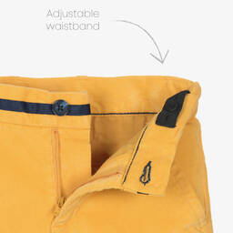 Boboli-Boys Blue & Yellow Cotton Trouser Set | Childrensalon Outlet