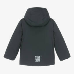 Boboli-Boys Charcoal Dual-Layer Coat | Childrensalon Outlet