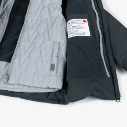 Boboli-Boys Charcoal Dual-Layer Coat | Childrensalon Outlet