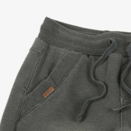 Boboli-شورت جيرسي فحمي للأولاد بحزام قابل للتعديل | Childrensalon Outlet